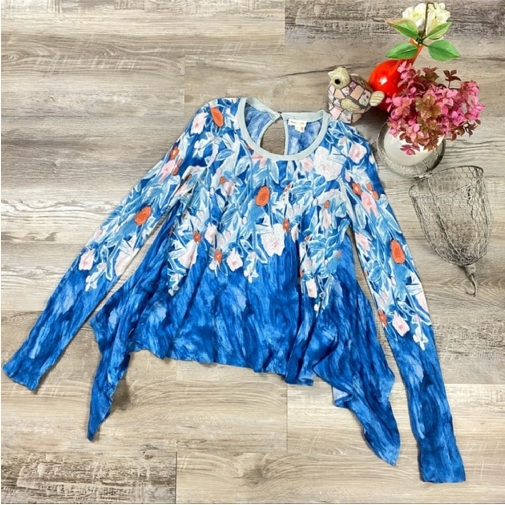 Anthropologie Meadow Rue "Linen
Fields" Swing Top - Picture 12 of 12